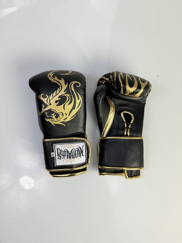 Guante Morales Negro/Dorado 10oz
