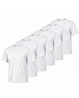 Merok 100% Cotton T-shirts-6 Pack Merok 100% Cotton T-shirts-6 Pack