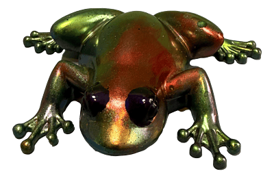 Pearl Splash 3D Froggy Resin Figurine