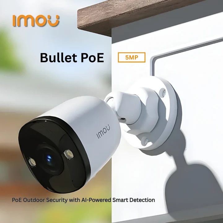 PS3E (5MP-PoE-2 Way ) Bullet Camera