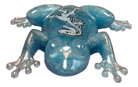 Neon Hops & Dragons Resin Frog Neon Hops & Dragons Resin Frog