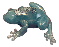 Neon Hops & Dragons Resin Frog Neon Hops & Dragons Resin Frog