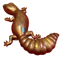 Green Colour-changing Fat Tailed Resin Gecko Green Colour-changing Fat Tailed Resin Gecko