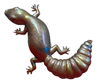 Green Colour-changing Fat Tailed Resin Gecko Green Colour-changing Fat Tailed Resin Gecko