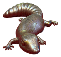 Green Colour-changing Fat Tailed Resin Gecko Green Colour-changing Fat Tailed Resin Gecko