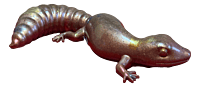 Green Colour-changing Fat Tailed Resin Gecko Green Colour-changing Fat Tailed Resin Gecko