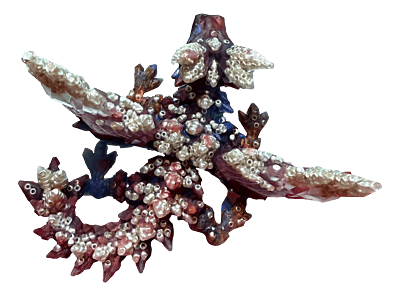 Celestial Behemoth: Glistening Fantasy Resin Dragon