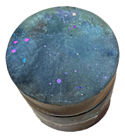 Colour Mash Stash/Trinket Jar with Screw-on Lid