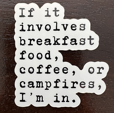 Sticker Campfire Sticker Campfire