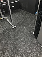 Gym Floor InterLocking Tile Black (1x1m*15mm)