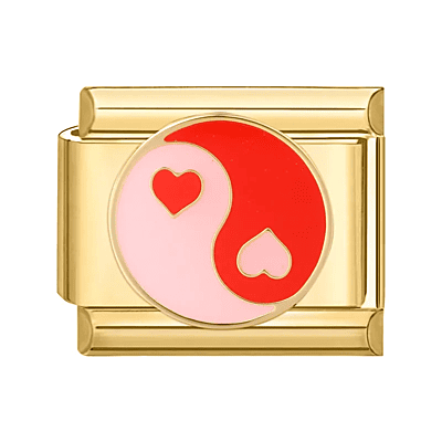 Golden Pink Ying Yang
