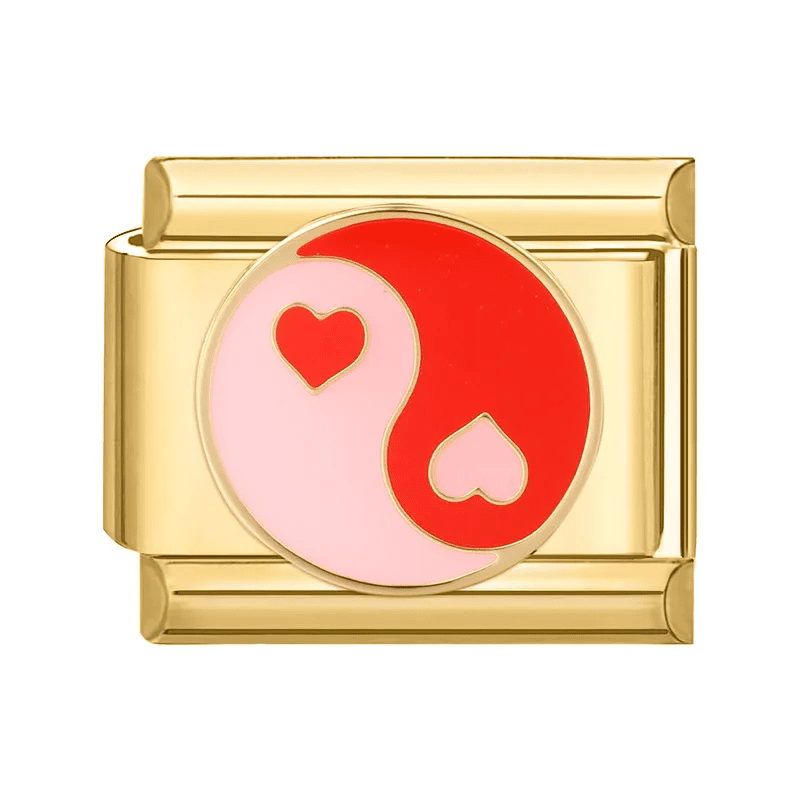 Golden Pink Ying Yang
