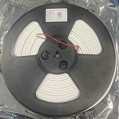 Neon-Flex 0606, 24VDC, 6 Watts/meter, 58LM/W, Dimmable, Cuts 25mm, Top Bend, 