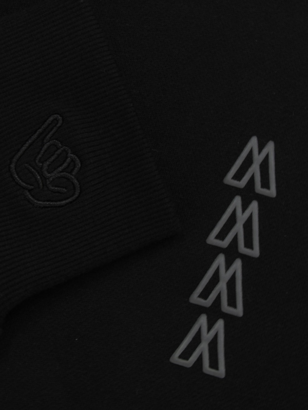 Hoodie Origins Black Drop Shoulder