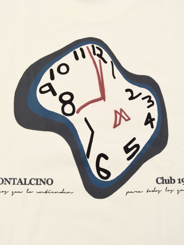 The Clock White Tee