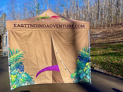 Dino Theme Super Deluxe Tent SetUp Dino Theme Super Deluxe Tent SetUp