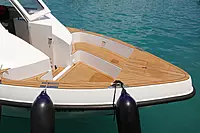 Boat Deck Synthetic Teak 4 Plank Caulked Profile