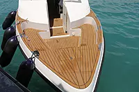 Boat Deck Synthetic Teak 4 Plank Caulked Profile