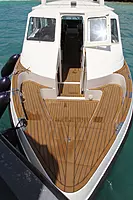 Boat Deck Synthetic Teak 4 Plank Caulked Profile