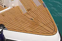 Boat Deck Synthetic Teak 4 Plank Caulked Profile