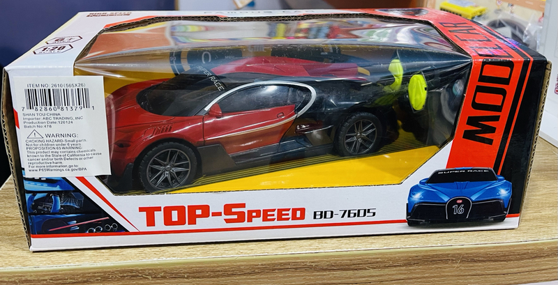 Top-Speed 1:20 Remote Control (RC) Car - Red