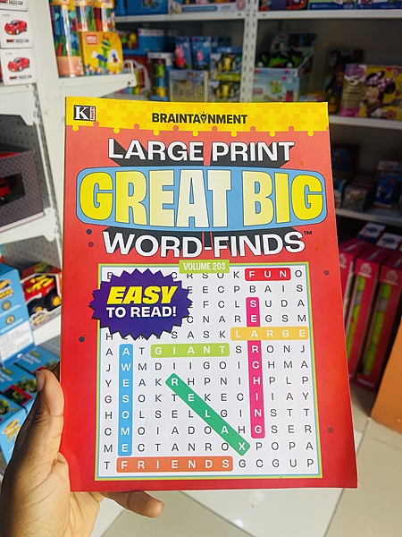 Braintainment Large Print Great Big Word-Finds - Volume 203