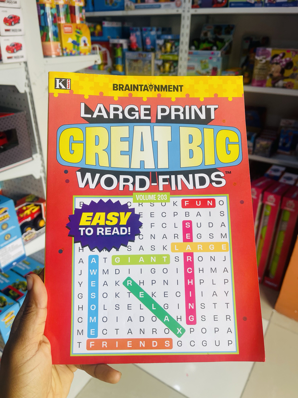 Braintainment Large Print Great Big Word-Finds - Volume 203