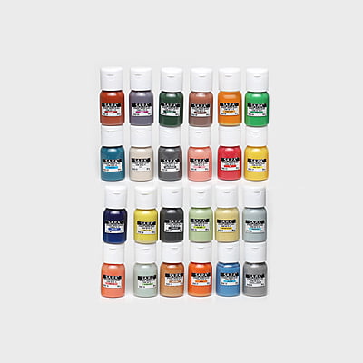 Combo Small 3: Sara Opaque Underglazes - Pack of 24 Colours (30gm) Combo Small 3: Sara Opaque Underglazes - Pack of 24 Colours (30gm)