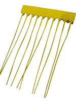 Plastic breakable seal: สีเหลือง, 30cm (100 อัน/แพ็ค) ซีลพลาสติก ซีลล็อค ซีลล็อคพลาสติก