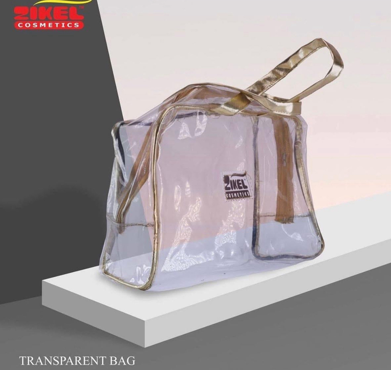 Zikel Transparent/Clear PVC Makeup bag