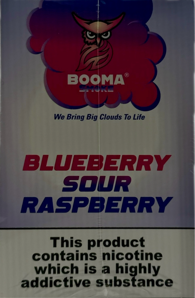 Booma Smoke 25k Blueberry Sour Raspberry 10 PACK