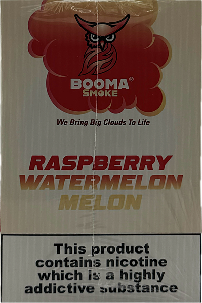 Booma Smoke 25k Raspberry Watermelon Melon 10 PACK
