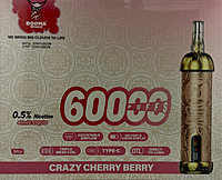 Booma Smoke Plus 60k Crazy Cherry Berry 5 PACK