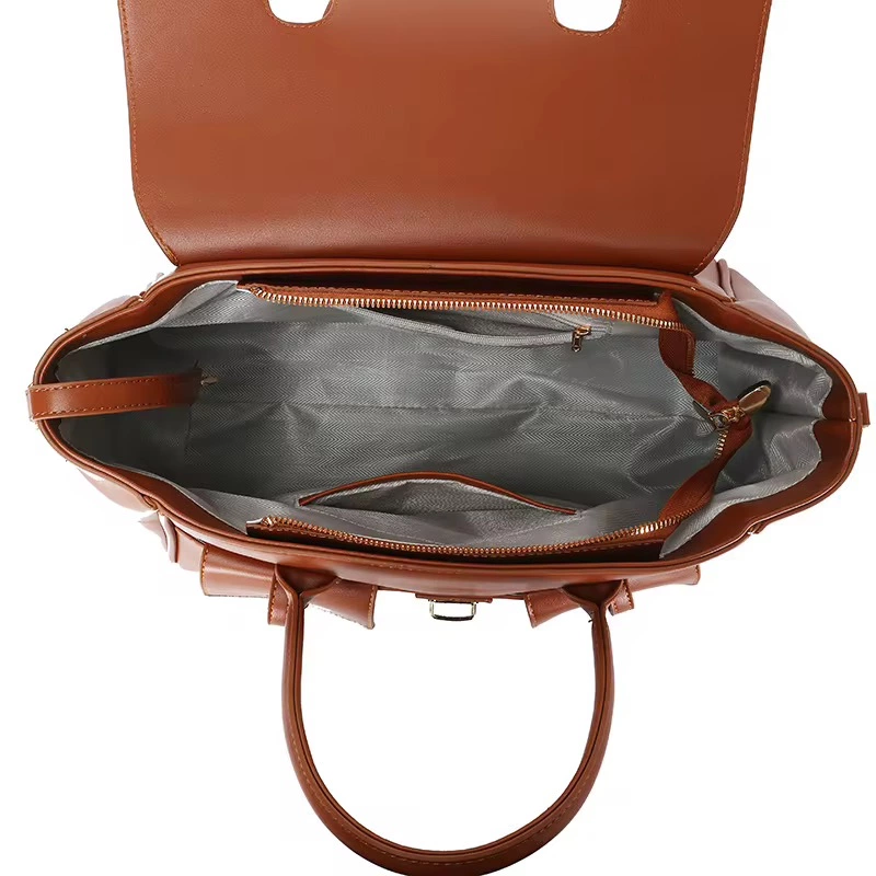 FASHION TOTE HANDBAG LEATHER