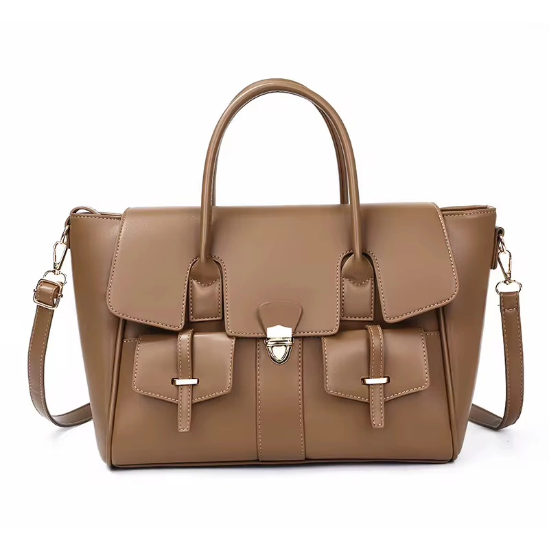 FASHION TOTE HANDBAG LEATHER