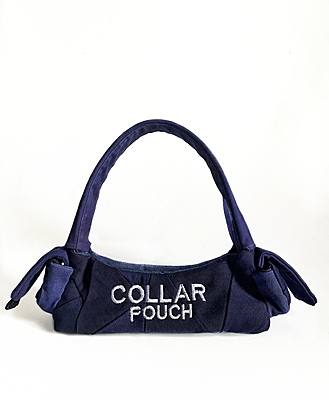 Collar Pouch in Ink