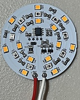 DISK-LED-REFIT-24VDC, Red/White, Size 50mm, 5.0Watts, Dimmable