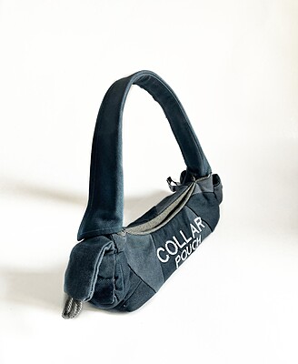 Collar Pouch in Grey