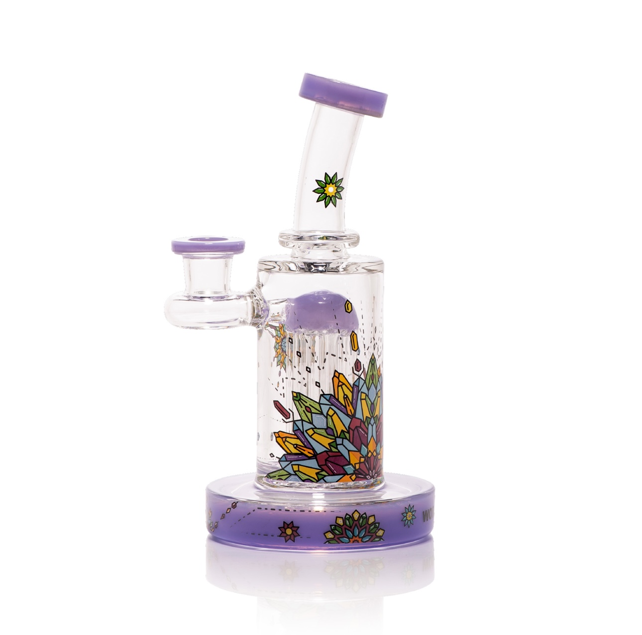 7.5" Milkyway Crystal Mandala Dab Rig
