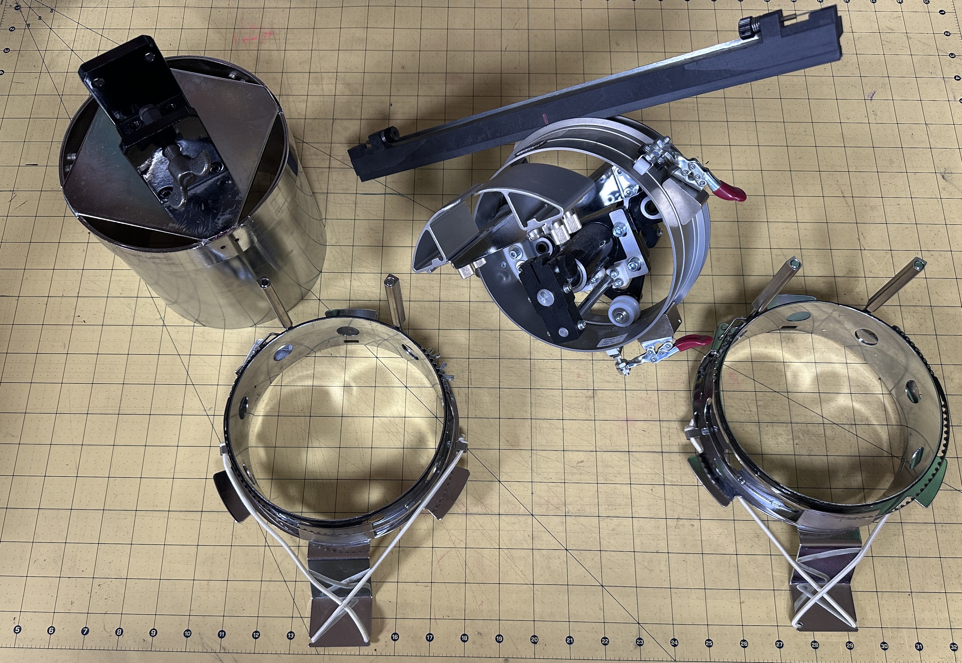 Original dove-tail, mounted wide-angle driver