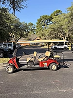 2015 EzGo Freedom TXT Red/Tan (0443)