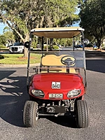 2015 EzGo Freedom TXT Red/Tan (0443)