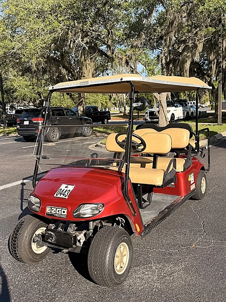 2015 EzGo Freedom TXT Red/Tan (0443)