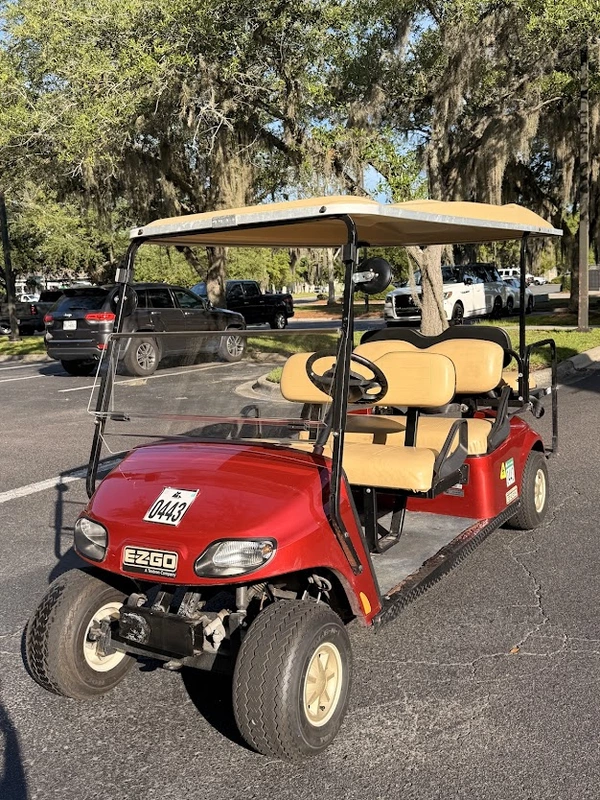 2015 EzGo Freedom TXT Red/Tan (0443)