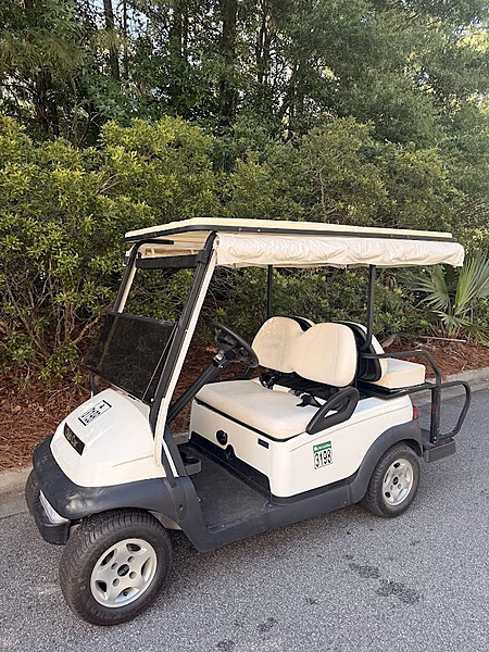2007 Club Car Precedent White/White (3198)