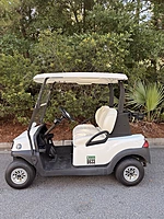 2018 Club Car Tempo Refurb White/White Li (6633)
