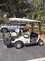 2019 EZGO TXT 48 White/Oyster (6584)