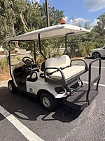 2019 EZGO TXT 48 White/Oyster (6584)