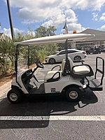 2019 EZGO TXT 48 White/Oyster (6584)