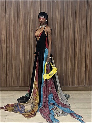 Upcycled Scarves Dress